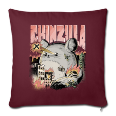 Chinzilla | Sofakissenbezug 44 x 44 cm - Burgunderrot