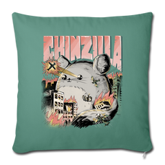 Chinzilla | Sofakissenbezug 44 x 44 cm - Tanngrün
