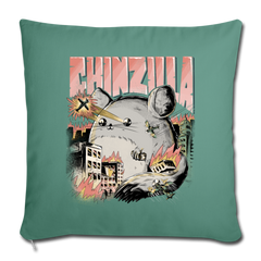 Chinzilla | Sofakissenbezug 44 x 44 cm - Tanngrün