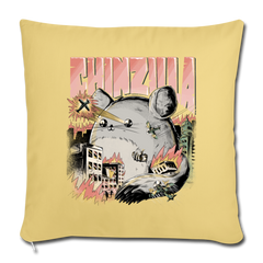 Chinzilla | Sofakissenbezug 44 x 44 cm - Hellgelb