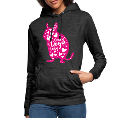 Crazy Degu Lady | Frauen Hoodie - Anthrazit
