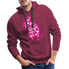 Men’s Premium Hoodie - Bordeaux
