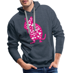 Men’s Premium Hoodie - Jeansblau