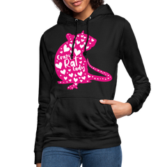 Crazy Rat Lady | Frauen Hoodie - Schwarz