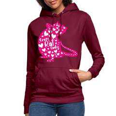 Crazy Rat Lady | Frauen Hoodie - Bordeaux