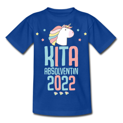 Kita Absolventin 2022 | Kinder & Teenager T-Shirt - Royalblau