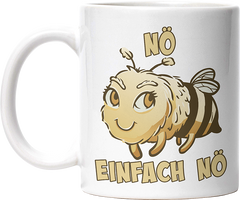 Nö Einfach Nö Biene 2 Lustige Kaffeetassee online kaufen Geschenkidee