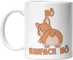 Nö Einfach Nö Corgi Lustige Kaffeetassee online kaufen Geschenkidee
