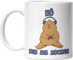 Bär Nö bin am zocken Lustige Kaffeetassee online kaufen Geschenkidee