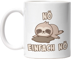 Nö Einfach Nö Faultier 2 Lustige Kaffeetassee online kaufen Geschenkidee