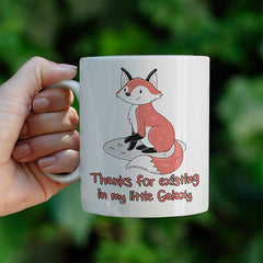 Thanks for existing in my little Galaxy Fuchs 2 Lustige Kaffeetassee online kaufen Geschenkidee