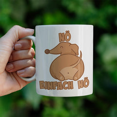 Nö Einfach Nö Dackel Lustige Kaffeetassee online kaufen Geschenkidee
