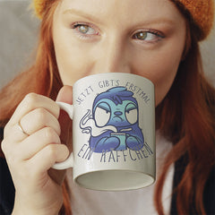 Jetzt gibts erstmal ein Käffchen Faultier 3 Lustige Kaffeetassee online kaufen Geschenkidee