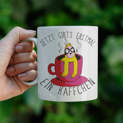Jetzt gibts erstmal ein Käffchen Faultier 2 Lustige Kaffeetassee online kaufen Geschenkidee