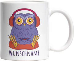 Eule Gamer Personalisierbar Name Witzige Tasse kaufen Geschenk