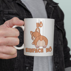 Nö Einfach Nö Corgi Lustige Kaffeetassee online kaufen Geschenkidee