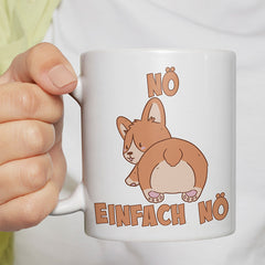 Nö Einfach Nö Corgi Lustige Kaffeetassee online kaufen Geschenkidee