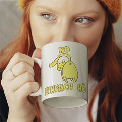 Nö Einfach Nö Katze zeigt Hintern 1 Lustige Kaffeetassee online kaufen Geschenkidee