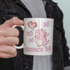 Nö Einfach Nö Drache Lustige Kaffeetassee online kaufen Geschenkidee