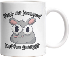 Hat da jemand Kaffee gesagt Ratte Witzige Tasse kaufen Geschenk