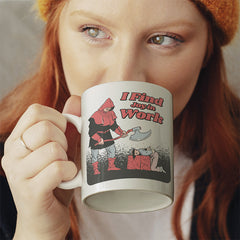 I find joy in work Lustige Kaffeetassee online kaufen Geschenkidee