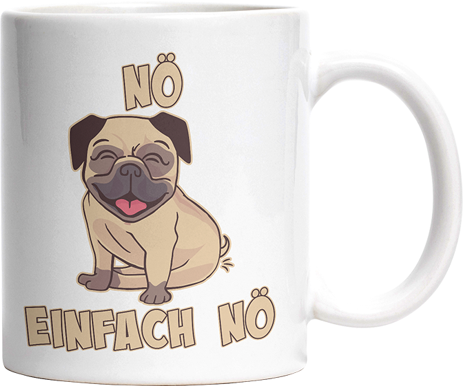 Nö Einfach Nö Mops 1 Witzige Tasse kaufen Geschenk