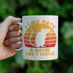 I like rats and maybe like 3 more people Lustige Kaffeetassee online kaufen Geschenkidee