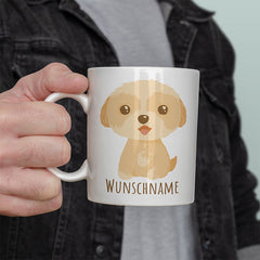 Maltipoo Personalisierbar Name Lustige Kaffeetassee online kaufen Geschenkidee