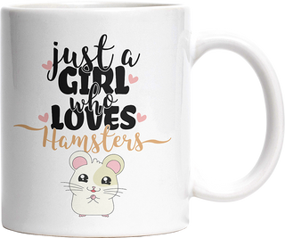 Just A Girl Who Loves Hamsters Witzige Tasse kaufen Geschenk