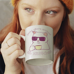 Jetzt gibts erstmal ein Käffchen Katze 4 Lustige Kaffeetassee online kaufen Geschenkidee
