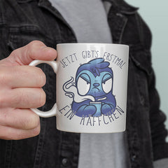 Jetzt gibts erstmal ein Käffchen Faultier 3 Lustige Kaffeetassee online kaufen Geschenkidee