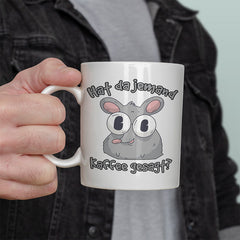 Hat da jemand Kaffee gesagt Ratte Lustige Kaffeetassee online kaufen Geschenkidee