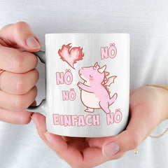 Nö Einfach Nö Drache Lustige Kaffeetassee online kaufen Geschenkidee