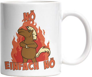 Nö Einfach Nö Pferd Witzige Tasse kaufen Geschenk
