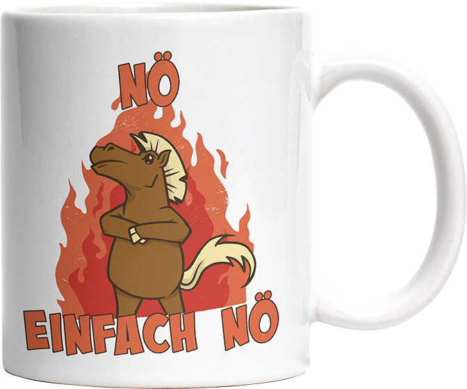 Nö Einfach Nö Pferd Witzige Tasse kaufen Geschenk