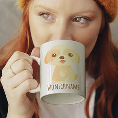 Maltipoo Personalisierbar Name Lustige Kaffeetassee online kaufen Geschenkidee