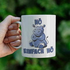 Nö Einfach Nö Hippo Lustige Kaffeetassee online kaufen Geschenkidee