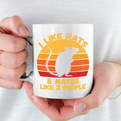 I like rats and maybe like 3 more people Lustige Kaffeetassee online kaufen Geschenkidee