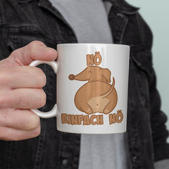 Nö Einfach Nö Dackel Lustige Kaffeetassee online kaufen Geschenkidee