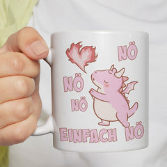 Nö Einfach Nö Drache Lustige Kaffeetassee online kaufen Geschenkidee