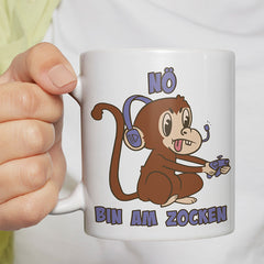 Affe Nö bin am zocken Lustige Kaffeetassee online kaufen Geschenkidee