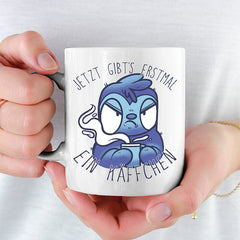 Jetzt gibts erstmal ein Käffchen Faultier 3 Lustige Kaffeetassee online kaufen Geschenkidee