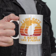 I like rats and maybe like 3 more people Lustige Kaffeetassee online kaufen Geschenkidee