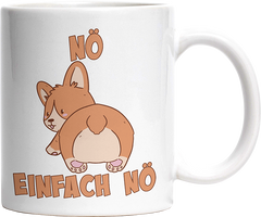 Nö Einfach Nö Corgi Witzige Tasse kaufen Geschenk
