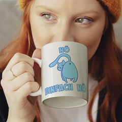 Nö Einfach Nö Katze zeigt Hintern 2 Lustige Kaffeetassee online kaufen Geschenkidee