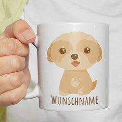 Maltipoo Personalisierbar Name Lustige Kaffeetassee online kaufen Geschenkidee