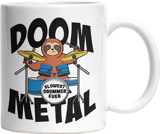 Doom Metal Faultier Witzige Tasse kaufen Geschenk