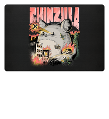 Zeigt funny chinzilla chinchilla owners fussmatte in Farbe Brown