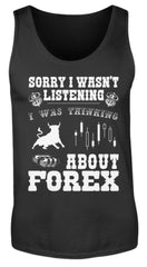 Forex CFDs Futures & Kryptowährungen | Cooler Spruch für Daytrader & Devisenhändler | Herren Tank Top in Black in Größe S