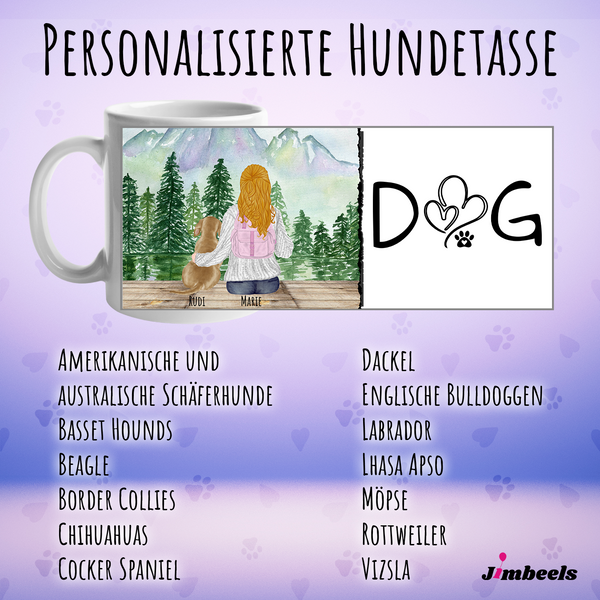 Personalized dog mug